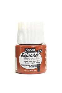 Pebeo Setacolor Light Fabric Transparan Kumaş Boyası 45ml 25 Raww Sienna