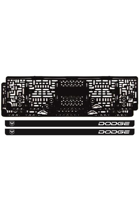 Ömr Dizayn Hediye Dodge Logolu Uv Takmatik Plakalık Oto Aksesuar Tuning