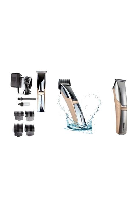 Gemei Pro Gm-6010 Su Geçirmez Şarj Edilebilir Saç Sakal Traş