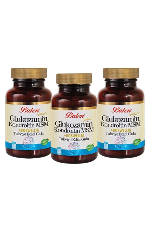 Balen Glu Kozamin Kondroitin Msm Boswellia 120 Tablet 1200 Mg X 3 Adet