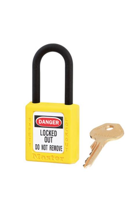 Master Lock Sarı Yalıtkan Emniyet Kilidi 406