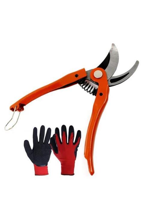 GreencaseStore Homecare Çelik Budama Makası Eldiven Seti 713569