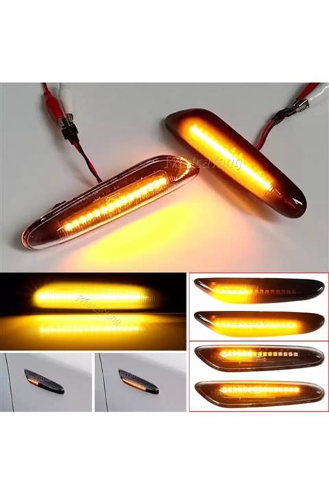 YıldızTuning Bmw X3 E83 Uyumlu Kayar Çamurluk Sinyali 2004-2010