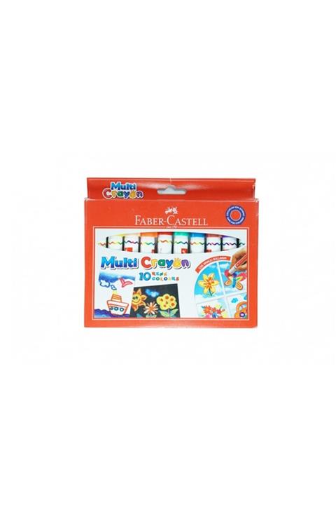 Faber Castell Multi Crayon Çok Amaçlı Çevirmeli Pastel Boya 10lu