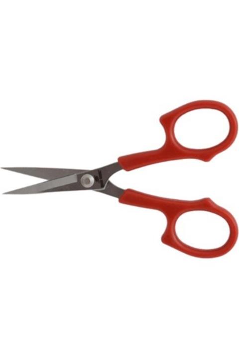 TEKNO İSTANBUL Plastik Saplı Kıvrık Eğri Ve Düz Uçlu 2'li Nakış Makas Seti