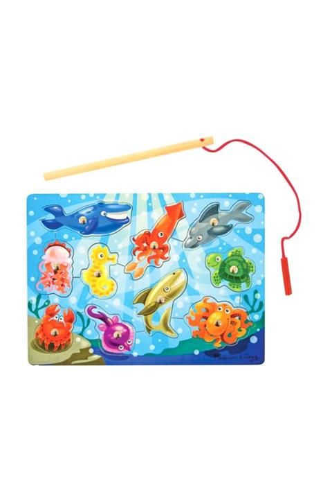 Imaginarium Melissa & Doug Ahşap Mıknatıslı Balık Tutma /