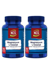 NCS Magnezyum Magnesium L-threonate Vejeteryan 2 X 90 Bitkisel Kapsül