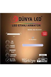 DÜNYA LED Hs.815/3 18w Led Etanj Armatür Ip65 3000k Günışığı