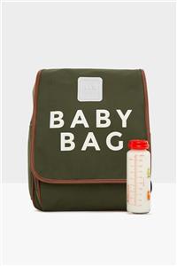 Bagmori Haki Baby Bag Baskılı Kapaklı Sırt Çantası M000004709