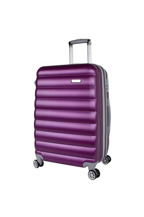 ESCAPE 01 Körüklü 4 Tekerlekli Abs Kabin Boy Mor Valiz