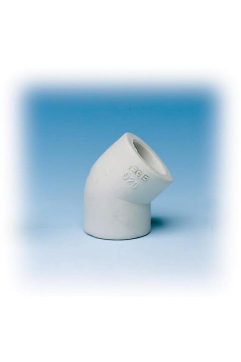 Egeyıldız Pprc 32 mm Dirsek 45º Gri