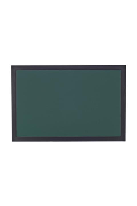 Chalky 65x100 Cm Kara Tahta Siyah Çerçeveli - Tebeşir Yazı Tahtası - Yeşil