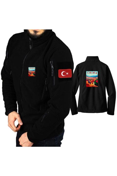 astak Çin Askeri Taktik Polar /Mont Peç'li Bll538