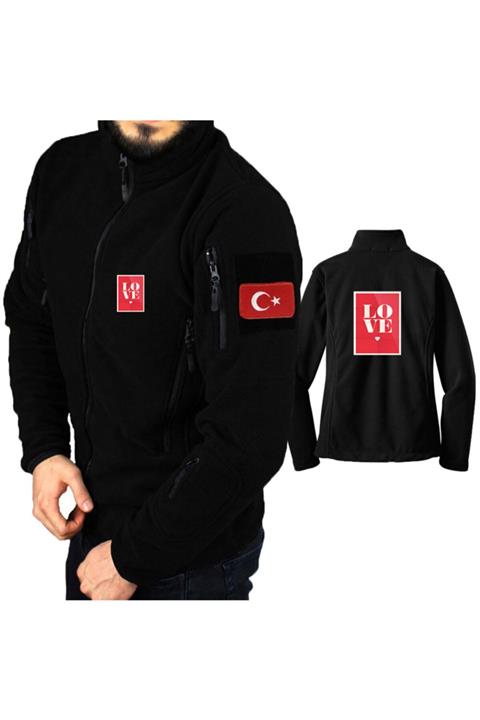 astak Unisex Love Askeri Taktik Polar