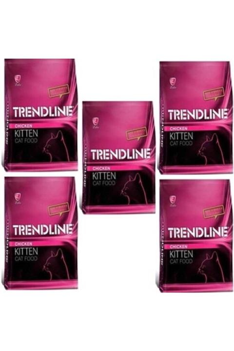 Trendline Kitten Tavuklu Yavru Kedi Maması 5x1 Kg