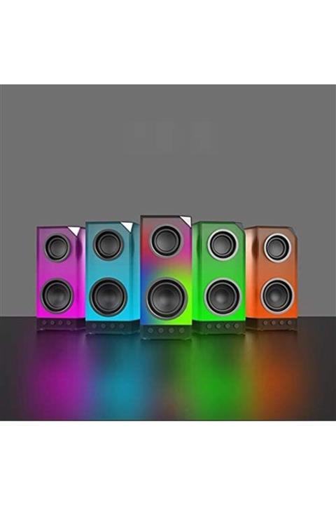 NewBlue Cam Renkli Gece Lambası Ve Bluetooth Hoparlör Bts-629