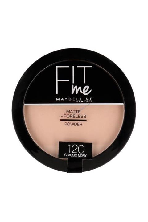 Maybelline New York Pudra - Fit Me Matte Poreless Powder 120 Classic Ivory 8992304057021