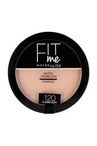 Maybelline New York Pudra - Fit Me Matte Poreless Powder 120 Classic Ivory 8992304057021