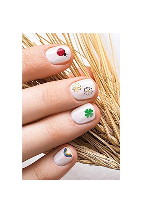 BRCTOPTAN Uğur Böceği Tırnak Dövmesi, Tırnak Tattoo, Nail Art, Tırnak Sticker