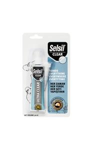 Selsil Şeffaf Ultra Clear Islak ve Nemli Yüzey Silikonu 50 ml 2 Adet