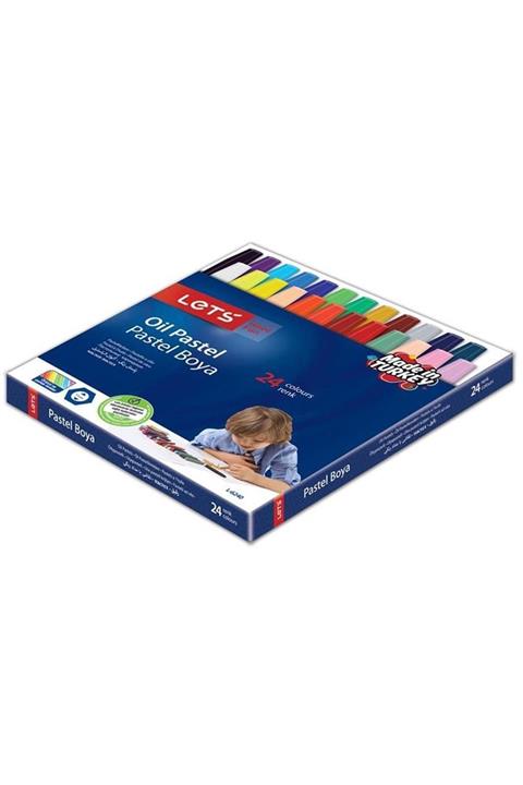 Lets 24 Renk Pastel Boya L6240 K
