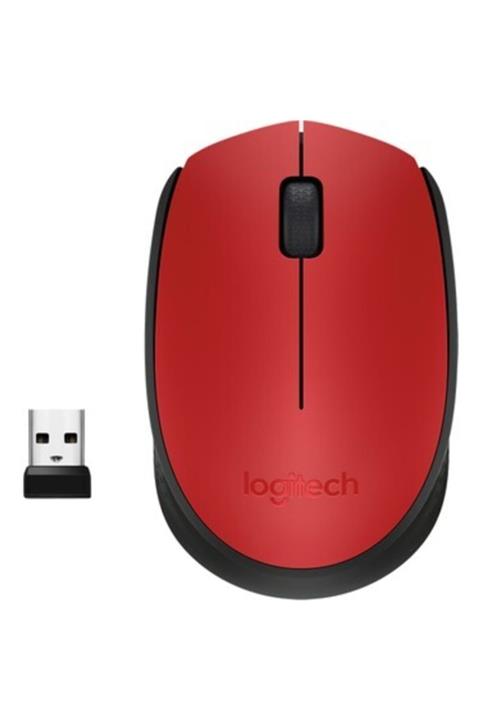 logitech M171 Usb Alıcılı Kablosuz Kompakt Mouse - Kırmızı