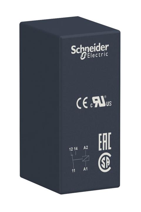 Schneider Electric Schneider Rsb1a120p7, Arabirim Rölesi, 5 Bacaklı, 1co, 12amper, 230vac