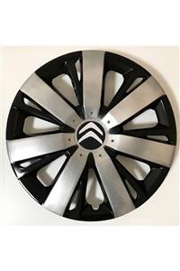 HMNL Citroen Berlingo 14'' Inç Gri - Siyah 4lü Set Jant Kapağı Çelik Jant Görünümlü