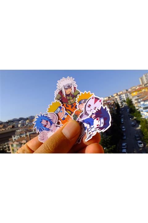 Flamelt Naruto Chibi Sticker Seti - 40 Parça