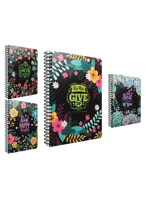 Gıpta Best Notes A4 80 Yaprak Çizgili Spiralli Karton Kapak Defter