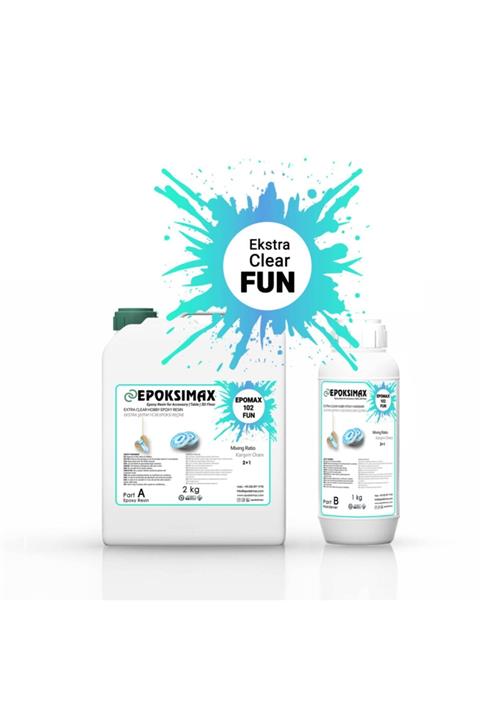 Epoksimax Aksesuar Ve Hobi Epoksi Reçine 102 Fun 3 Kg