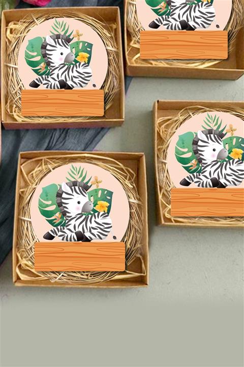 instababyrooms Bebek Çocuk Özel Gün Ahşap Magnet 20 Li Model No:28