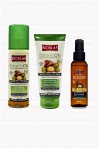 Bioblas Saç Bakım Seti Saç Kremi + Saç Maskesi + Argan Bakım Yağı