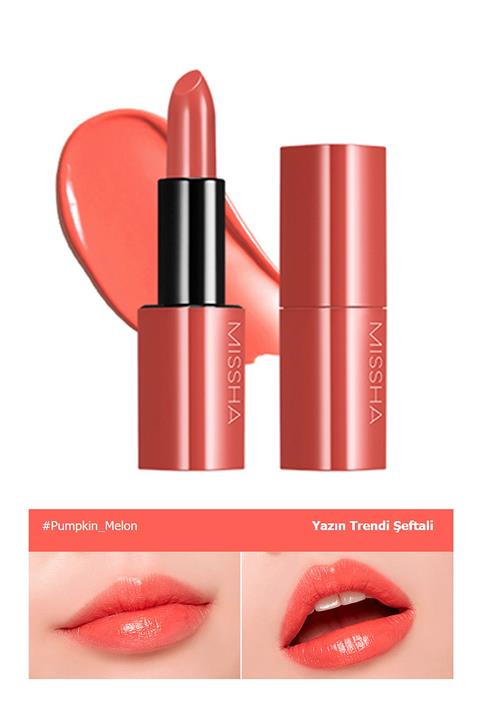 Missha Yoğun Pigmentli Besleyici Nemli Bitişli Ruj  Dare Rouge Sheer Sleek(07 Pumpkin Melon)