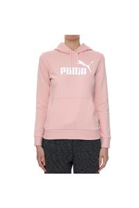 Puma Ess Logo Hoodie - Kadın Pudra Sweatshirt - 586797 36