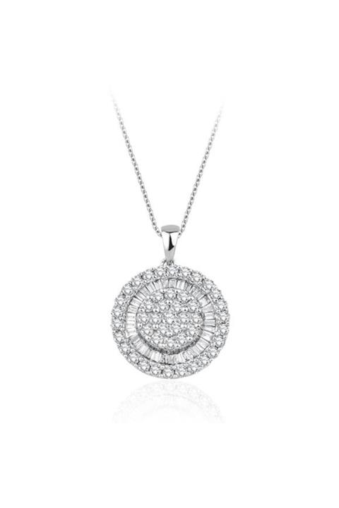 Emel Pırlanta 0.80 Ct Pırlanta Baget Kolye