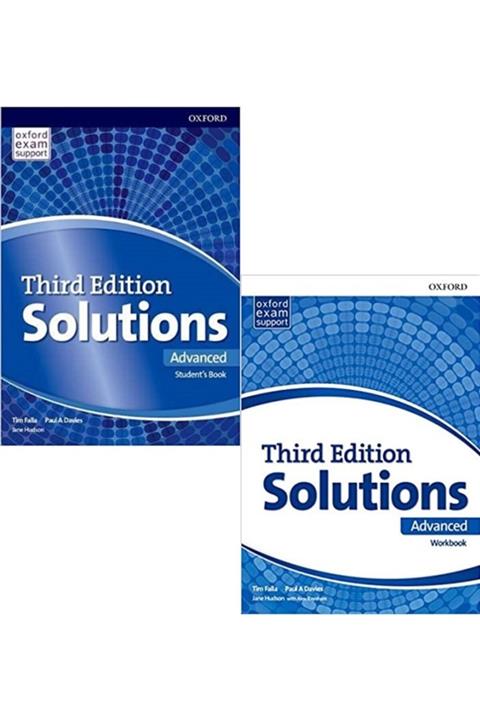 OXFORD UNIVERSITY PRESS Solutions Advanced Student's Book & Workbook