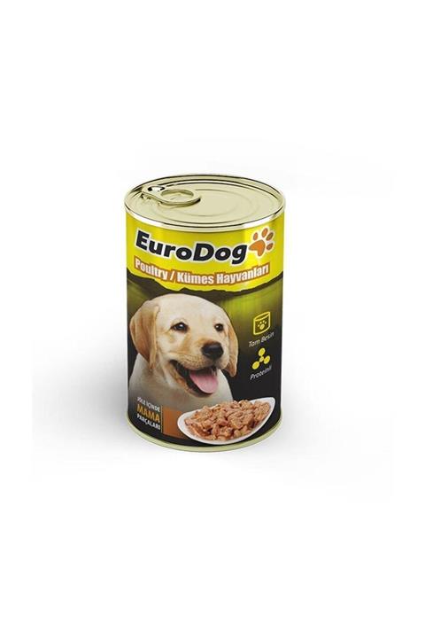 Eurocat Eurodog Yavru Köpek Konservesi Tavuklu 415gr