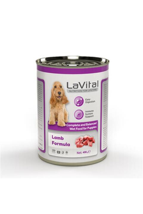 La Vital Kuzu Etli Yavru Köpek Yaş Maması 400 Gr