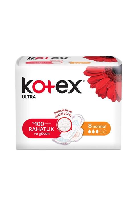 Kotex Ultra Tekli Paket Normal 8'li