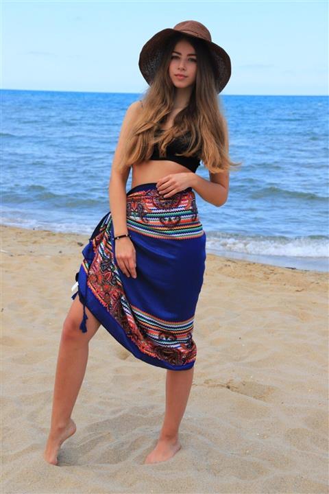 Hipster Deer Pareo Etnik Desen 1