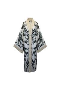 GRACE&KELLY Tropik Desenli Kimono