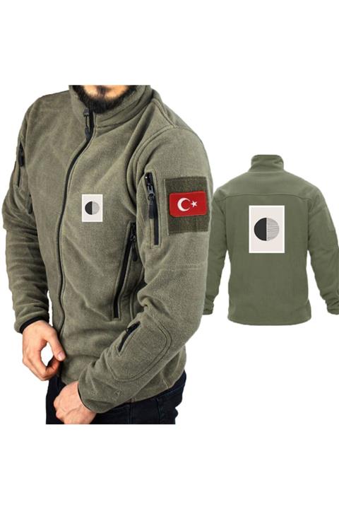 astak Geometrik Askeri Taktik Polar mont Peç'li Bll638