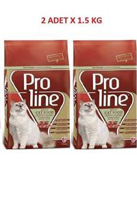 Pro Line Kuzu Etli Kedi Maması 1.5 Kg (2 Adet)