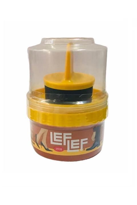 LEFLEF Hazır Krem Ayakkabı Boyası 60ml 1 Adet Açık Kahve