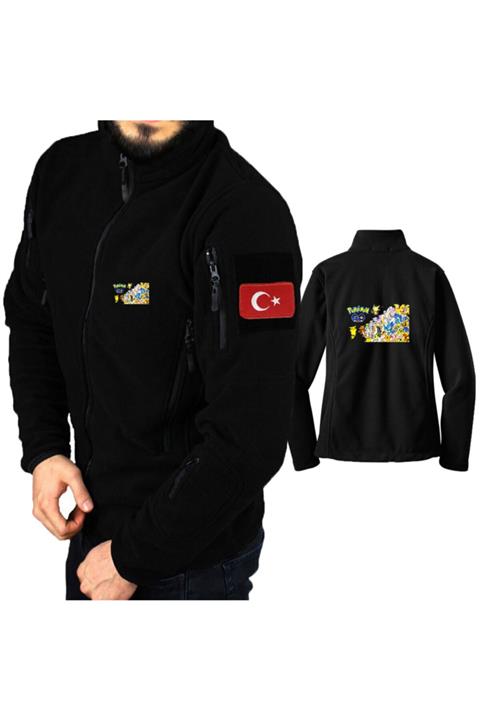 astak Pokemon Askeri Taktik Polar /mont Peç'li Bll492