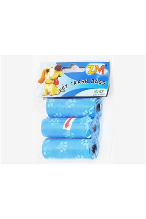 Pet Zoom Köpek Dışkı Toplama Poşeti 3 Paket
