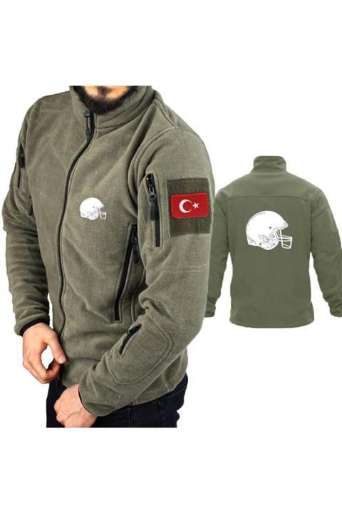 astak Amerikan Futbolu Askeri Taktik Polar /mont Peç'li Bll1158