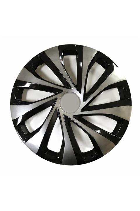 SAHLAN Tata Araçlarına Uyumlu 14 Inç Piano Black Siyah Jant Kapağı 4 Adet