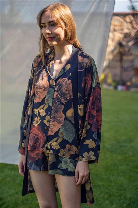 bed and beyond Kısa Kimono Viskon Secret Garden